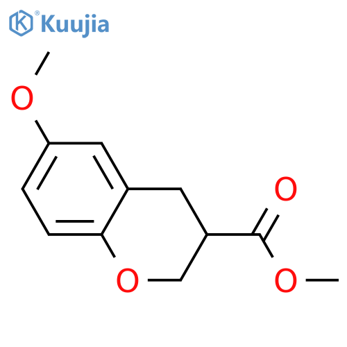 6-Methoxy-chroman-3-carboxylic Acid methyl ester structure