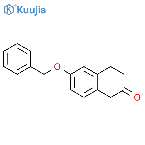 2(1H)-Naphthalenone,3,4-dihydro-6-(phenylmethoxy)- structure
