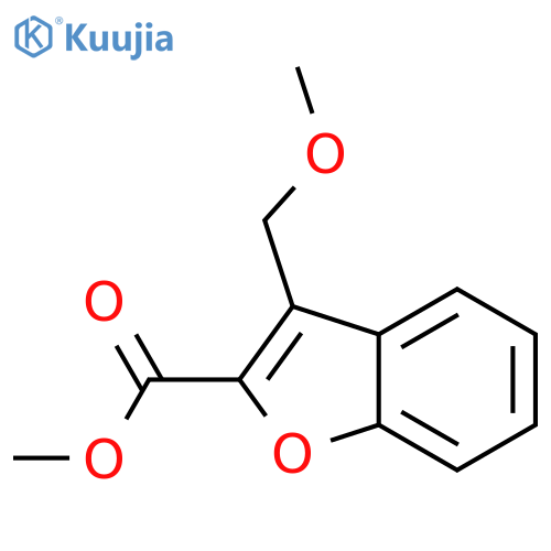 methyl 3-(methoxymethyl)-1-benzofuran-2-carboxylate structure