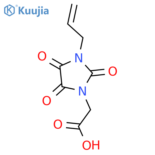 2-2,4,5-trioxo-3-(prop-2-en-1-yl)imidazolidin-1-ylacetic acid structure