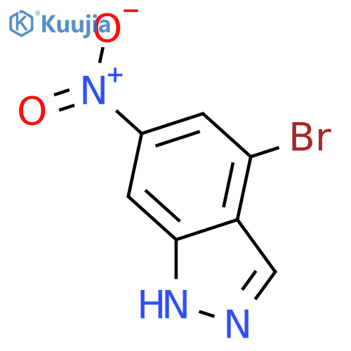 4-Bromo-6-nitro-1H-indazole structure