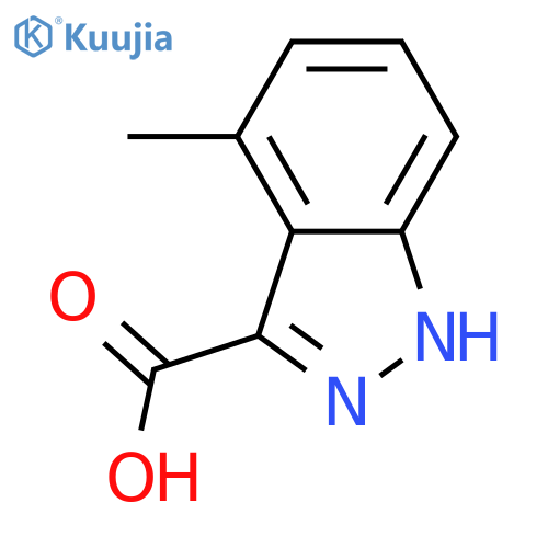 4-Methyl-1H-indazole-3-carboxylic acid structure