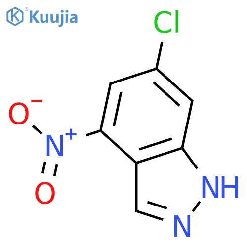 6-Chloro-4-nitro-1H-indazole structure