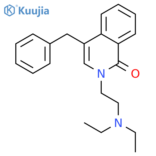 1(2H)-Isoquinolinone, 2-[2-(diethylamino)ethyl]-4-(phenylmethyl)- structure