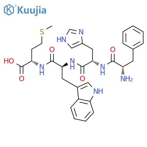 L-METHIONINE, L-PHENYLALANYL-L-HISTIDYL-L-TRYPTOPHYL- structure