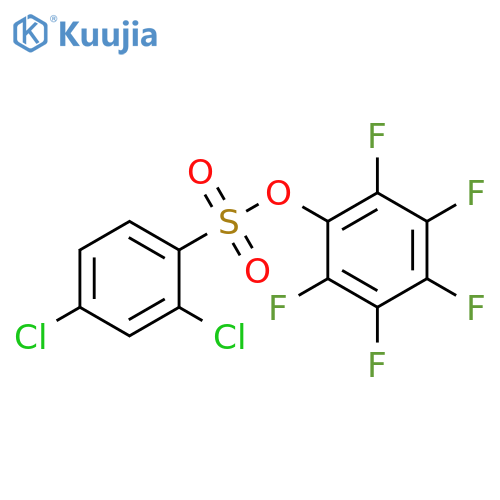 2,3,4,5,6-Pentafluorophenyl2,4-dichlorobenzenesulfonate structure