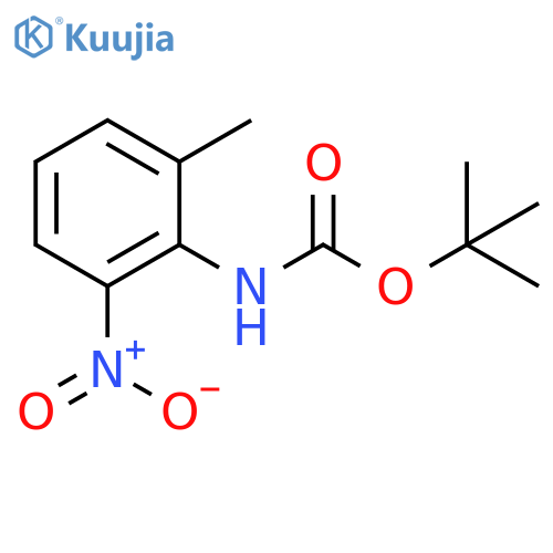 tert-butyl N-(2-methyl-6-nitrophenyl)carbamate structure