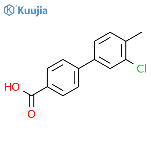 4-(3-Chloro-4-methylphenyl)benzoic acid structure