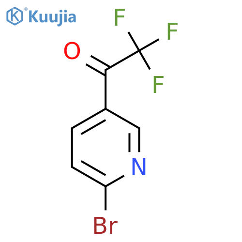 1-(6-bromopyridin-3-yl)-2,2,2-trifluoroethan-1-one structure