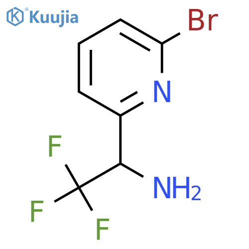 1-(6-bromopyridin-2-yl)-2,2,2-trifluoroethan-1-amine structure