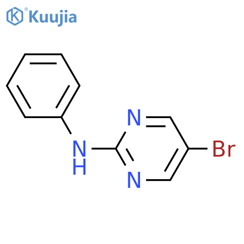 5-Bromo-2-phenylaminopyrimidine structure