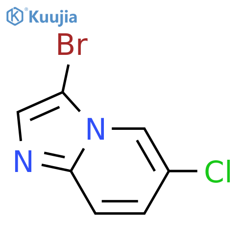 3-Bromo-6-chloroimidazo[1,2-a]pyridine structure