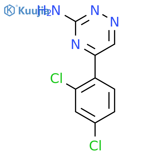 5-(2,4-Dichlorophenyl)-1,2,4-triazin-3-amine structure