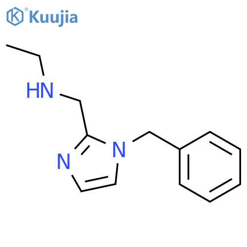 (1-Benzyl-1H-imidazol-2-ylmethyl)ethylamine structure