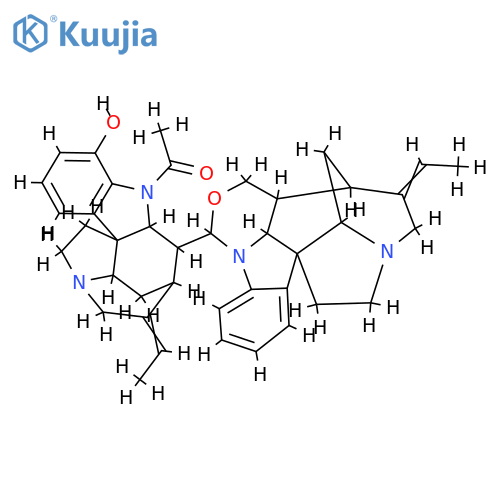 17-Norcuran-12-ol,1-acetyl-19,20-didehydro-16-[(10a,13b)-23-deoxy-11-oxa-12,24-secostrychnidin-10-yl]-,(16a,19E)- (9CI) structure