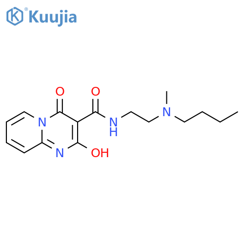 N-{2-butyl(methyl)aminoethyl}-2-hydroxy-4-oxo-4H-pyrido1,2-apyrimidine-3-carboxamide structure