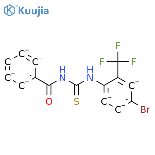 1-Benzoyl-3-[4-bromo-2-(trifluoromethyl)phenyl]thiourea structure