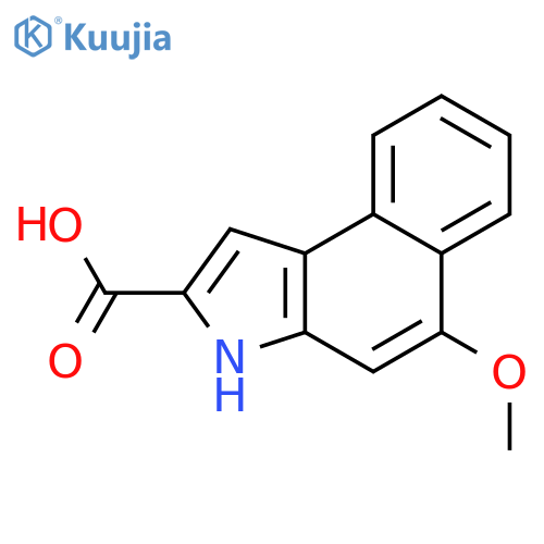 5-Methoxy-3h-benzoeindole-2-carboxylic acid structure
