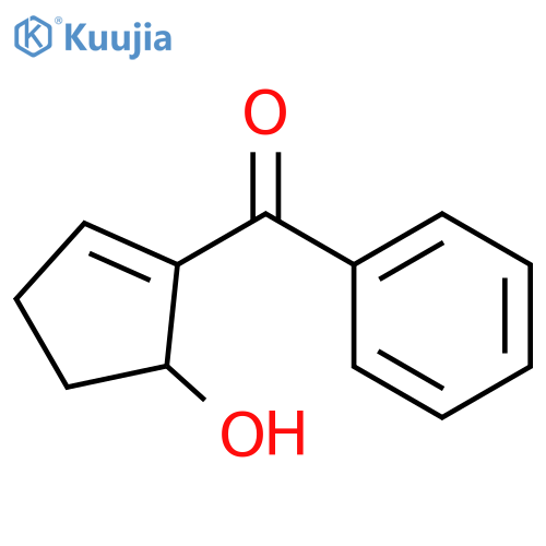 (5-Hydroxycyclopent-1-en-1-yl)(phenyl)methanone structure