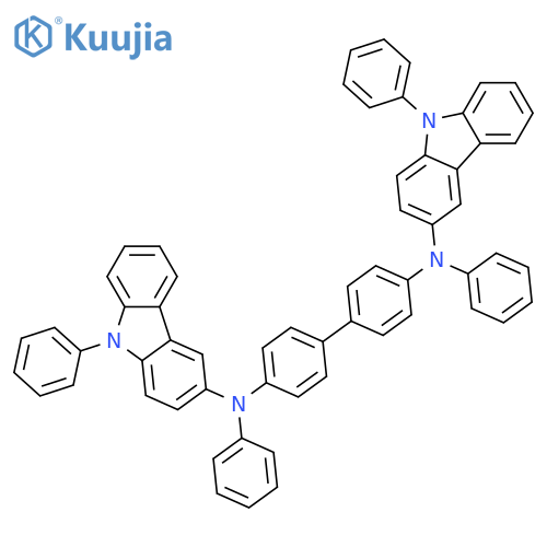 N4,N4'-Diphenyl-N4,N4'-bis(9-phenyl-9H-carbazol-3-yl)-1,1'-biphenyl-4,4'-diamine structure
