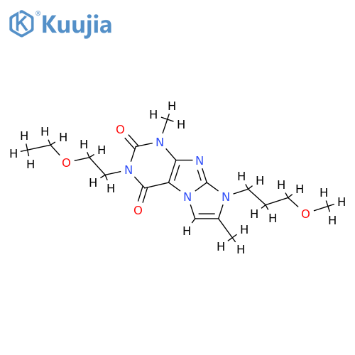 3-(2-ethoxyethyl)-8-(3-methoxypropyl)-1,7-dimethyl-1H,2H,3H,4H,8H-imidazo1,2-gpurine-2,4-dione structure