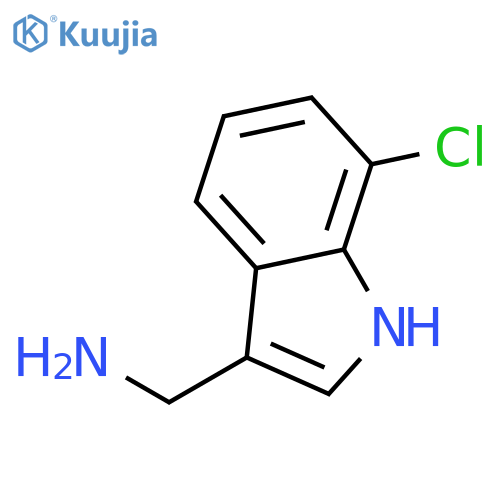 7-Chloro-1H-indol-3-methylamine structure