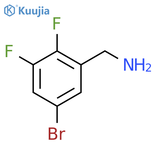 5-Bromo-2,3-difluorobenzylamine structure