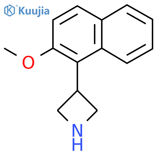 3-(2-methoxynaphthalen-1-yl)azetidine structure