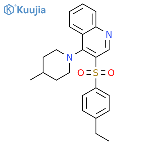 3-(4-ethylbenzenesulfonyl)-4-(4-methylpiperidin-1-yl)quinoline structure