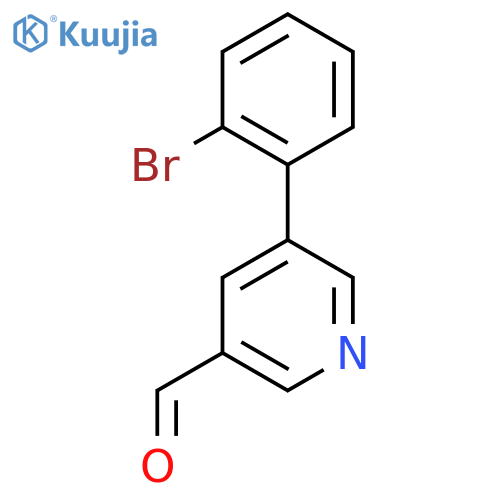 5-(2-Bromophenyl)pyridine-3-carbaldehyde structure