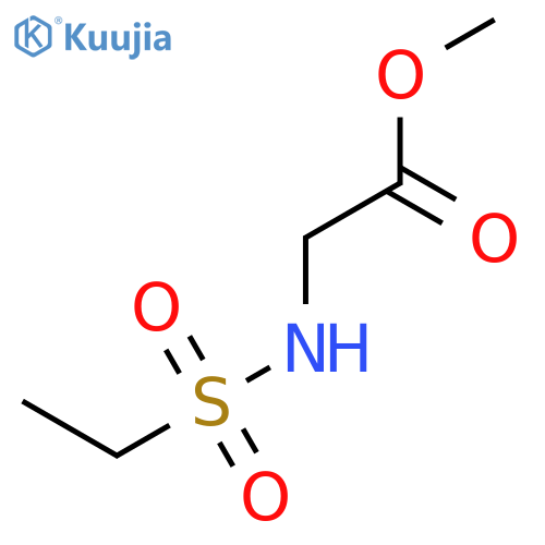 methyl 2-ethanesulfonamidoacetate structure