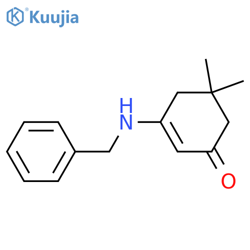 3-(Benzylamino)-5,5-dimethyl-2-cyclohexen-1-one structure