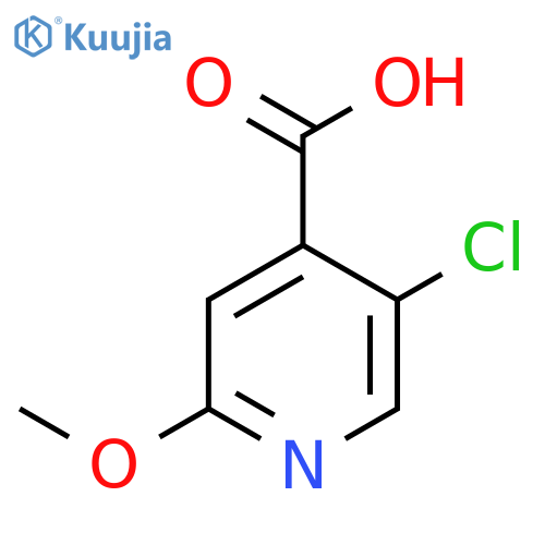 5-chloro-2-methoxypyridine-4-carboxylic acid structure