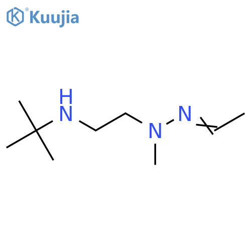 Acetaldehyde, [2-[(1,1-dimethylethyl)amino]ethyl]methylhydrazone structure