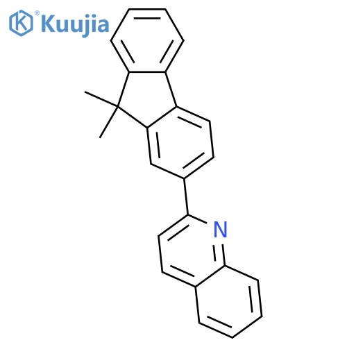 2-(9,9-Dimethyl-9-h-floren-2-yl)quinoline structure