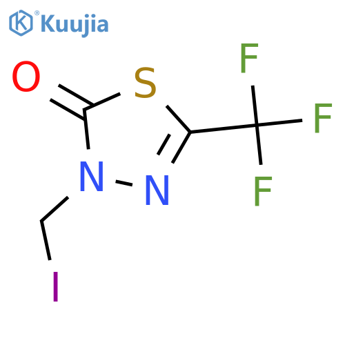 1,3,4-Thiadiazol-2(3H)-one, 3-(iodomethyl)-5-(trifluoromethyl)- structure