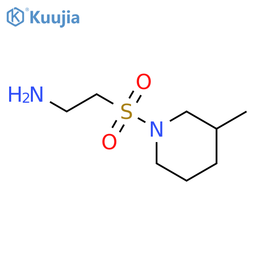2-(3-Methyl-piperidine-1-sulfonyl)-ethylamine structure
