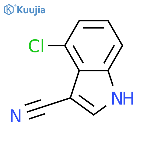 4-Chloro-1H-indole-3-carbonitrile structure