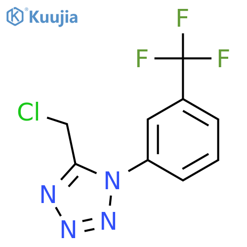 5-(Chloromethyl)-1-3-(trifluoromethyl)phenyl-1H-1,2,3,4-tetrazole structure