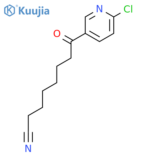 8-(4-Chloro-3-pyridyl)-8-oxooctanenitrile structure