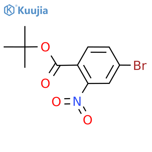 t-Butyl 4-bromo-2-nitrobenzoate structure