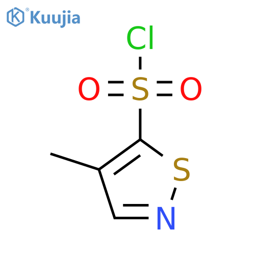 4-Methylisothiazole-5-sulfonyl chloride structure