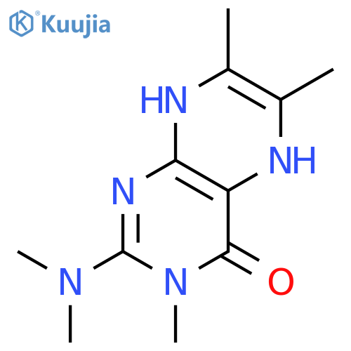 4(3H)-Pteridinone, 2-(dimethylamino)-5,8-dihydro-3,6,7-trimethyl- structure