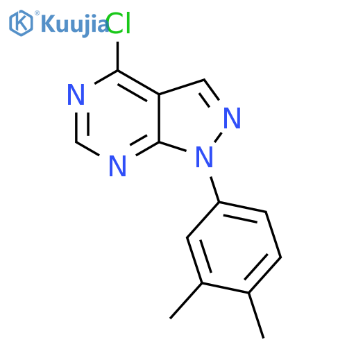4-Chloro-1-(3,4-dimethylphenyl)-1H-pyrazolo[3,4-d]pyrimidine structure