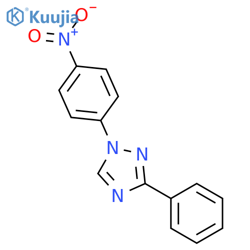1H-1,2,4-Triazole, 1-(4-nitrophenyl)-3-phenyl- structure