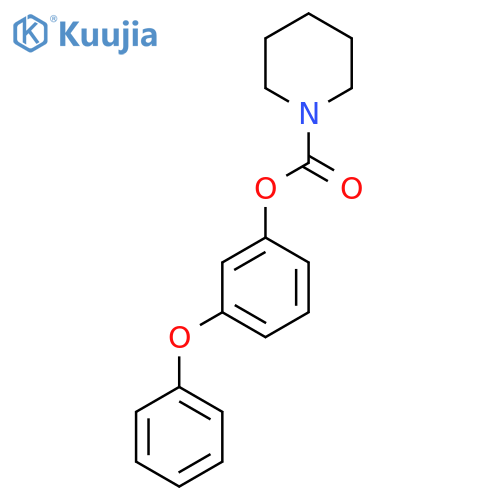 3-phenoxyphenyl piperidine-1-carboxylate structure