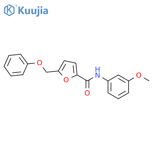 N-(3-methoxyphenyl)-5-(phenoxymethyl)furan-2-carboxamide structure