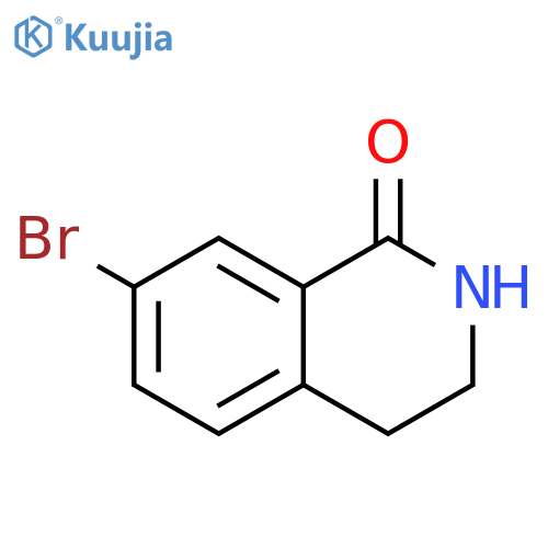7-bromo-1,2,3,4-tetrahydroisoquinolin-1-one structure