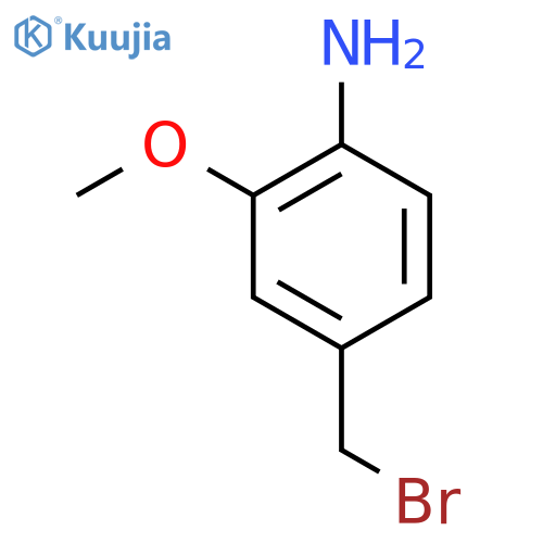 4-Amino-3-methoxybenzyl bromide structure