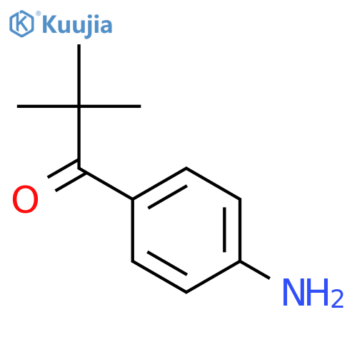 1-(4-aminophenyl)-2,2-dimethylpropan-1-one structure